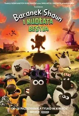 Plakat: Baranek Shaun i kudłata bestia